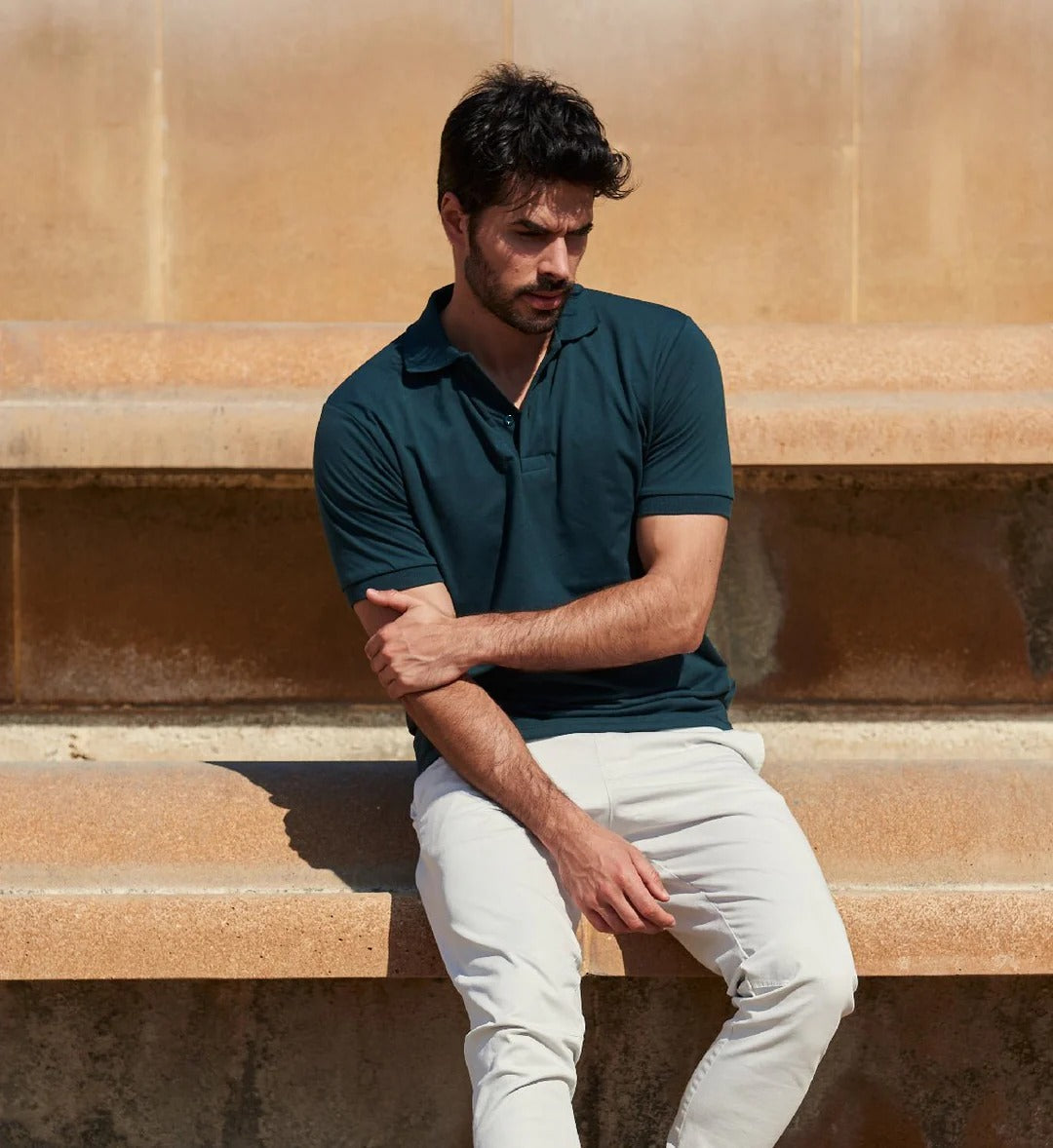 Camiseta Tipo Polo Linea Exclusiva Anti-arrugas y Anti-manchas - Envío Gratis
