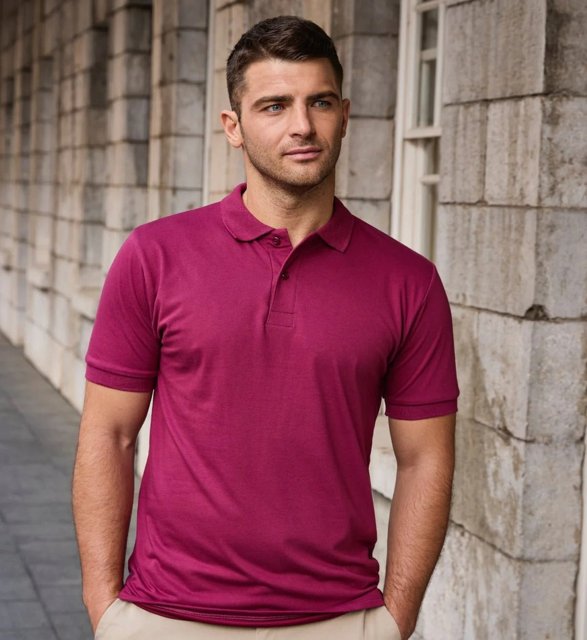 Camiseta Tipo Polo Linea Exclusiva Anti-arrugas y Anti-manchas - Envío Gratis